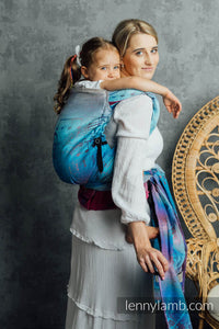 LennyHybrid Half Buckle Carrier - SYMPHONY BLAZE - 100% bomull - PreSchool