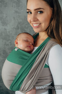 Lenny Lamb Woven Baby Wrap/Vävd sjal - SUGARCANE - 100% bomull