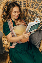 Ladda upp bild till gallerivisning, Lenny Lamb Woven Baby Wrap/Vävd sjal - BIG HERRINGBONE - FANDANGO - 100% bomull
