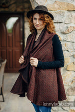 Load image into Gallery viewer, Long Cardigan - BIG LOVE - AUBURN
