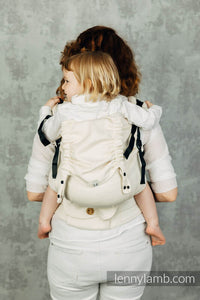 LennyPreschool Carrier - LITTLE HERRINGBONE LUCE - 100% cotton