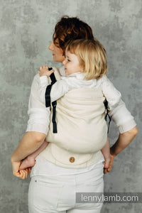 LennyPreschool Carrier - LITTLE HERRINGBONE LUCE - 100% cotton