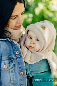 Turtleneck för två - Sweet Cappuccino (fleece)