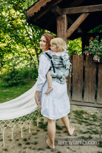Ladda upp bild till gallerivisning, LennyPreschool Carrier - VIRIDIFLORA - ASH - 100% linne
