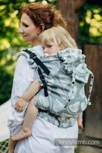 Ladda upp bild till gallerivisning, LennyPreschool Carrier - VIRIDIFLORA - ASH - 100% linne
