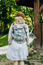 Ladda upp bild till gallerivisning, LennyPreschool Carrier - VIRIDIFLORA - ASH - 100% linne
