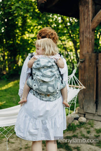 LennyPreschool Carrier - VIRIDIFLORA - ASH - 100% linne