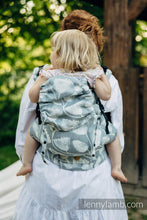Ladda upp bild till gallerivisning, LennyPreschool Carrier - VIRIDIFLORA - ASH - 100% linne
