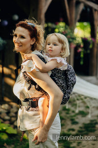 LennyPreschool Carrier - ENCHANTED NOOK - COCOA - 100% linne
