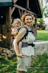 LennyPreschool Carrier - ENCHANTED NOOK - COCOA - 100% linne