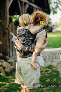 LennyPreschool Carrier - ENCHANTED NOOK - COCOA - 100% linne