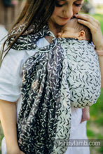 Load image into Gallery viewer, Ring Sling - ENCHANTED NOOK - COCOA - 100% linen
