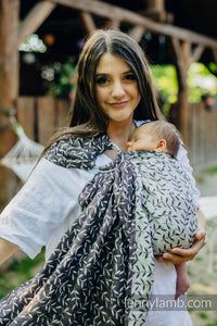 Ring Sling - ENCHANTED NOOK - COCOA - 100% linen