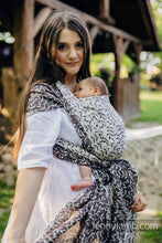 Load image into Gallery viewer, Lenny Lamb Woven Baby Wrap - ENCHANTED NOOK - COCOA - 100% linen
