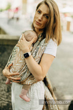 Ladda upp bild till gallerivisning, Lenny Lamb Woven Baby Wrap/Vävd sjal - RAINFOREST - SERENE - 100% linne
