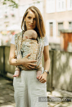 Ladda upp bild till gallerivisning, Lenny Lamb Woven Baby Wrap/Vävd sjal - RAINFOREST - SERENE - 100% linne
