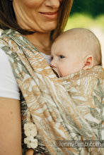 Ladda upp bild till gallerivisning, Lenny Lamb Woven Baby Wrap/Vävd sjal - RAINFOREST - SERENE - 100% linne
