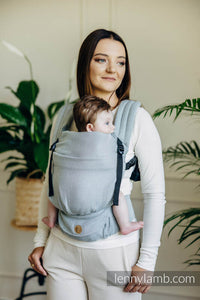 LennyLight Carrier - LITTLE HERRINGBONE GRAY - 100% cotton