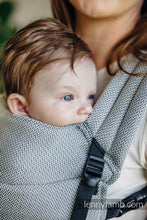 Load image into Gallery viewer, LennyLight Carrier - LITTLE HERRINGBONE GRAY - 100% cotton
