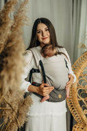 LennyLight Carrier - LITTLE HERRINGBONE OMBRE RAGTIME - 100% bomull