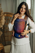Laden Sie das Bild in den Galerie-Viewer, LennyLight Babytrage – PEACOCK'S TAIL - BOLERO – 100 % Baumwolle
