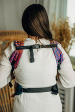 Laden Sie das Bild in den Galerie-Viewer, LennyLight Babytrage – PEACOCK'S TAIL - BOLERO – 100 % Baumwolle

