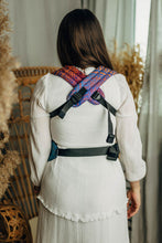 Laden Sie das Bild in den Galerie-Viewer, LennyLight Babytrage – PEACOCK'S TAIL - BOLERO – 100 % Baumwolle
