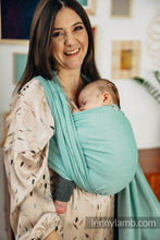 Load image into Gallery viewer, Lenny Lamb Woven Baby Wrap - AGAVE - 100% cotton
