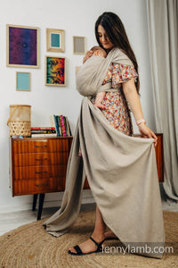 Lenny Lamb Woven Baby Wrap/Vävd sjal - PEANUT BUTTER - 100% bomull