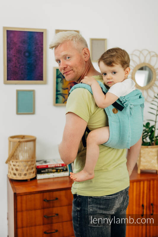 Lenny Buckle Onbuhimo Carrier - AGAVE - 100% cotton