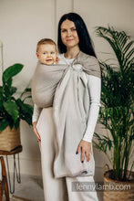 Load image into Gallery viewer, Ring Sling - LITTLE HERRINGBONE ALMOND - 100% cotton
