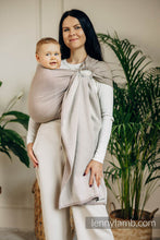 Laden Sie das Bild in den Galerie-Viewer, Lenny Lamb Ringsjal - LITTLE HERRINGBONE ALMOND - 100% bomull
