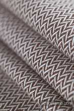 Load image into Gallery viewer, LennyLight Carrier - LITTLE HERRINGBONE ALMOND - 100% cotton
