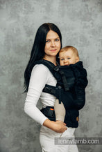 Load image into Gallery viewer, LennyUpGrade Mesh Carrier - LITTLE HERRINGBONE EBONY BLACK - 75% Bomull, 25% polyester
