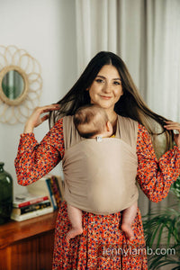 Stretchy wrap Baby Sling - Nude Beige