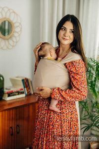 Trikåsjal Baby Sling - Nude Beige