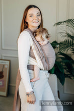 Ladda upp bild till gallerivisning, Lenny Lamb Woven Baby Wrap/Vävd sjal - LITTLE HERRINGBONE BABY CUPCAKE - 100% bomull
