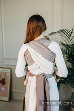 Load image into Gallery viewer, Lenny Lamb Woven Baby Wrap - LITTLE HERRINGBONE BABY CUPCAKE - 100% cotton
