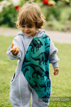 Laden Sie das Bild in den Galerie-Viewer, Jumpsuit - GRAY MELANGE &amp; JURASSIC PARK - Begagnad
