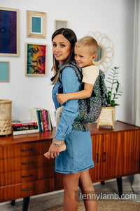 LennyPreschool Carrier - ENCHANTED NOOK - IN BLOOM - 100% bomull