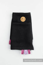 Laden Sie das Bild in den Galerie-Viewer, Drool Pads - LITTLE HERRINGBONE EBONY BLACK
