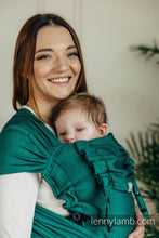 Ladda upp bild till gallerivisning, LennyHybrid Half Buckle Carrier - EMERALD - 100% bomull - Standard
