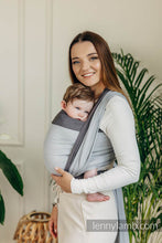 Ladda upp bild till gallerivisning, Lenny Lamb Woven Baby Wrap/Vävd sjal - COOL GREY - 100% bomull
