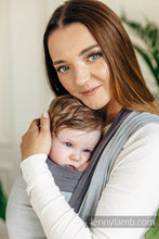 Ladda upp bild till gallerivisning, Lenny Lamb Woven Baby Wrap/Vävd sjal - COOL GREY - 100% bomull

