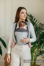 Ladda upp bild till gallerivisning, Lenny Lamb Woven Baby Wrap/Vävd sjal - COOL GREY - 100% bomull
