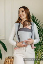 Load image into Gallery viewer, Lenny Lamb Woven Baby Wrap - COOL GRAY - 100% cotton
