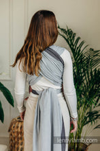 Ladda upp bild till gallerivisning, Lenny Lamb Woven Baby Wrap/Vävd sjal - COOL GREY - 100% bomull
