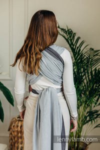 Lenny Lamb Woven Baby Wrap/Vävd sjal - COOL GREY - 100% bomull