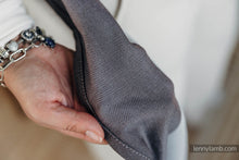 Ladda upp bild till gallerivisning, Lenny Lamb Woven Baby Wrap/Vävd sjal - COOL GREY - 100% bomull
