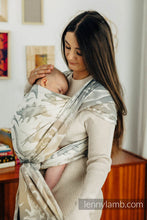Laden Sie das Bild in den Galerie-Viewer, Lenny Lamb Woven Baby Wrap/Vävd sjal - JURASSIC PARK - ICE DESERT - 100% bomull
